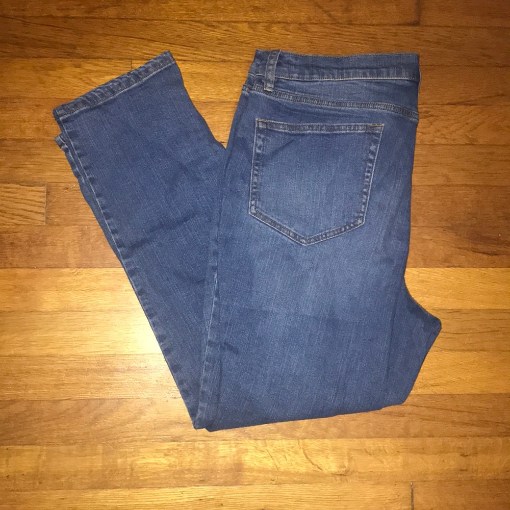 NWOT Denim And Company Cropped Jeans